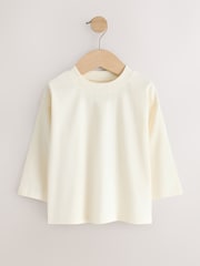 Neutral Pink Long Sleeve T-Shirts 7 Pack (3mths-7yrs) - Image 8 of 11
