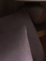 Chocolate Brown Supersoft Brushed Cotton Plain Bed Set - Image 4 of 5