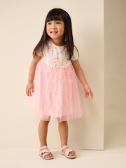 Rainbow Spot Mesh Skirt Dress (3mths-7yrs) - Image 1 of 3