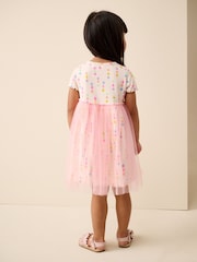Rainbow Spot Mesh Skirt Dress (3mths-7yrs) - Image 2 of 3