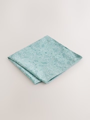 Green Paisley Tie and Lapel Pin Set - Image 4 of 4