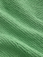 Green Towelling Knit V-Neck Vest Top - Image 7 of 7