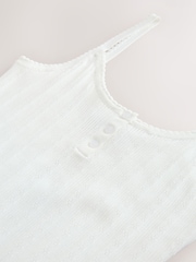 Blanco - Pointelle Camisole Vest Top - Imagen 2 de 3