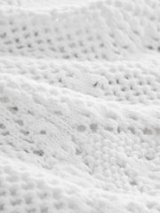 White Heart Crochet 100% Cotton Vest Top - Image 6 of 7
