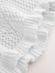 White Heart Crochet 100% Cotton Vest Top - Image 7 of 7