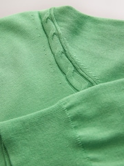 Apple Green Soft Touch Long Sleeve Crew Neck Jumper - Image 6 of 7