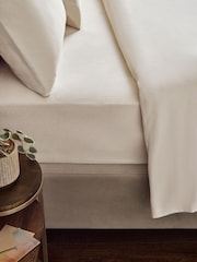 Ivory Brushed Cotton Supersoft Extra Deep Fitted Sheet - Image 1 of 2