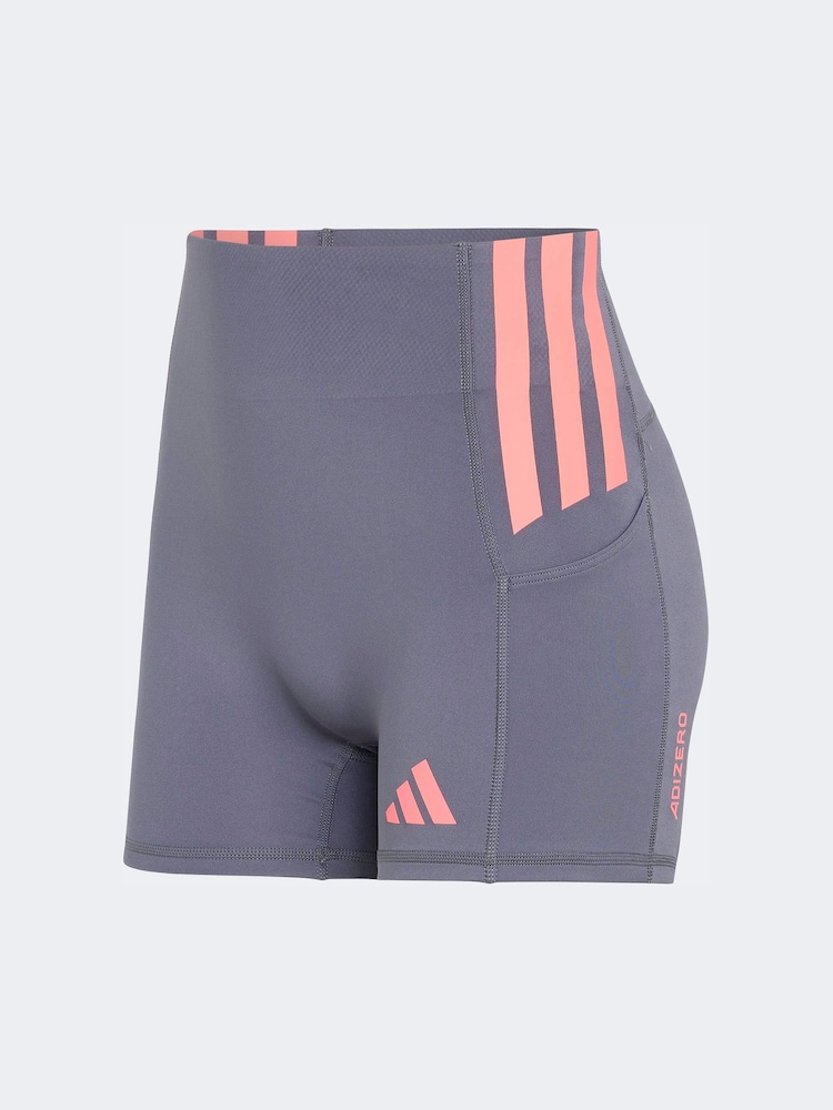 adidas טייץ קצר סרוג, סדרת Adizero - תמונה 5 מתוך 5 adidas טייץ קצר סרוג, סדרת Adizero - תמונה 5 מתוך 5