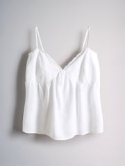 The Set 2 Pack Strappy Swing Cami Vest Pink/White - Image 2 of 5