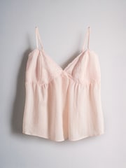 The Set 2 Pack Strappy Swing Cami Vest Pink/White - Image 3 of 5