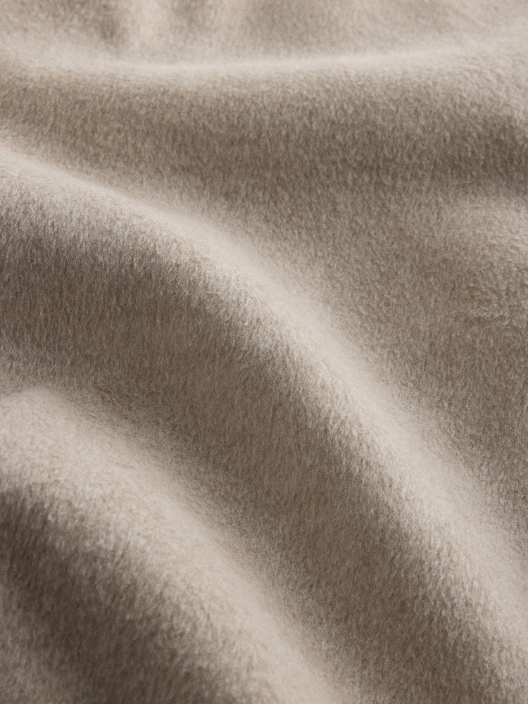 The Set Funnel Neck Coat Oatmeal - Image 3 of 3