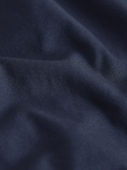 The Set 2 Pack Lightweight Cotton Barrel Leg Trousers Navy Blue/White - Image 4 of 5