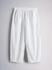 The Set 2 Pack Lightweight Cotton Barrel Leg Trousers - Afbeelding 7 van 9
