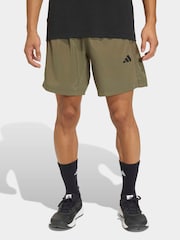 adidas Green Workout Essentials Base Woven Shorts - Image 1 of 6