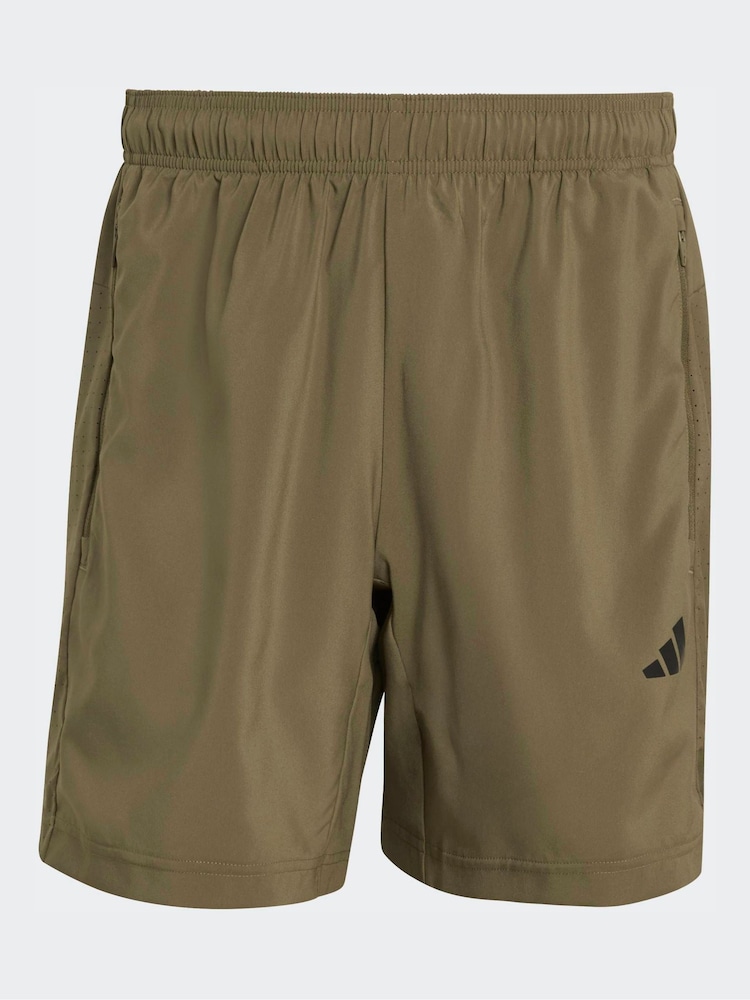 adidas Green Workout Essentials Base Woven Shorts - Image 6 of 6