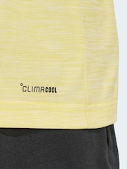 adidas Yellow Workout Essentials Flex T-Shirt - Image 5 of 6