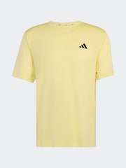 adidas Yellow Workout Essentials Flex T-Shirt - Image 6 of 6