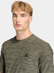 adidas Green Workout Essentials Flex T-Shirt - Image 3 of 5
