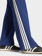 adidas Blue 3-Stripes Wide Joggers - Image 5 of 6
