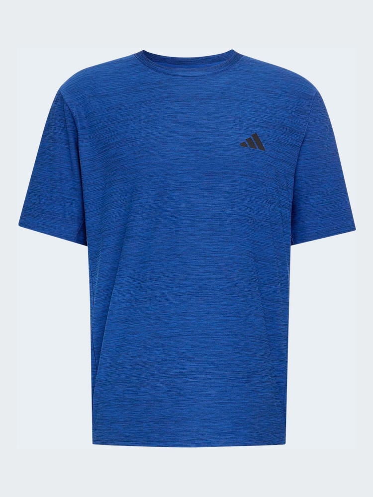 adidas Dark Blue Workout Essentials Flex T-Shirt - Image 6 of 6 adidas Dark Blue Workout Essentials Flex T-Shirt - Image 6 of 6