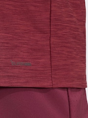 adidas Burgundy Workout Essentials Flex T-Shirt - Image 5 of 6