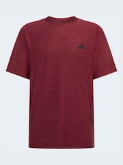 adidas Burgundy Workout Essentials Flex T-Shirt - Image 6 of 6