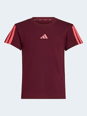 Rojo - Camiseta básica para niños de adidas - Imagen 1 de 5