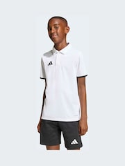 adidas White Entrada26 Kids Polo Shirt - Image 1 of 7