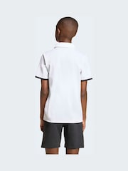 adidas White Entrada26 Kids Polo Shirt - Image 2 of 7