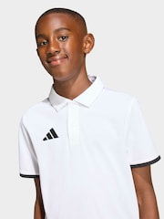 adidas White Entrada26 Kids Polo Shirt - Image 4 of 7