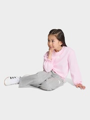 adidas Pink Sweat Top & Jogger Set - Image 4 of 8
