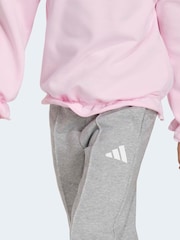 adidas Pink Sweat Top & Jogger Set - Image 5 of 8