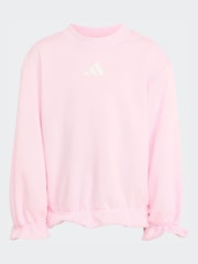 adidas Pink Sweat Top & Jogger Set - Image 7 of 8