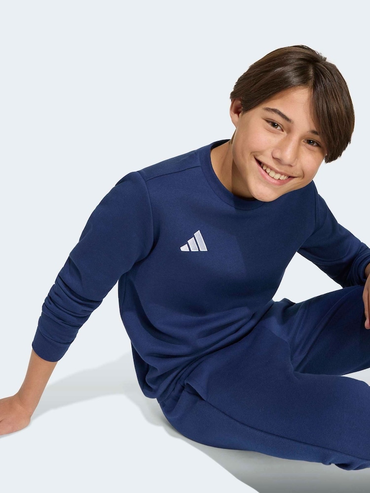 adidas Blue Ent26 Sw Topy Sweat Top - Image 2 of 6