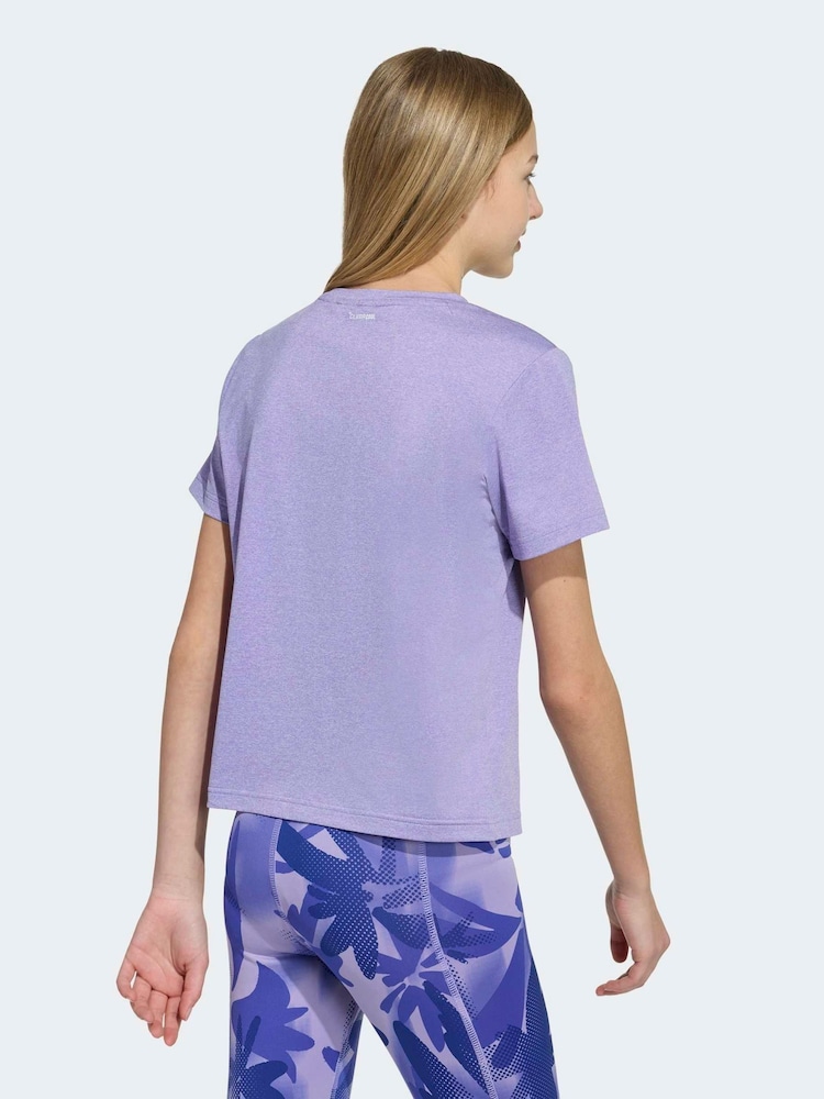 adidas Purple Sportswear Mid-Layer T-Shirt - Image 2 of 6 adidas Purple Sportswear Mid-Layer T-Shirt - Image 2 of 6