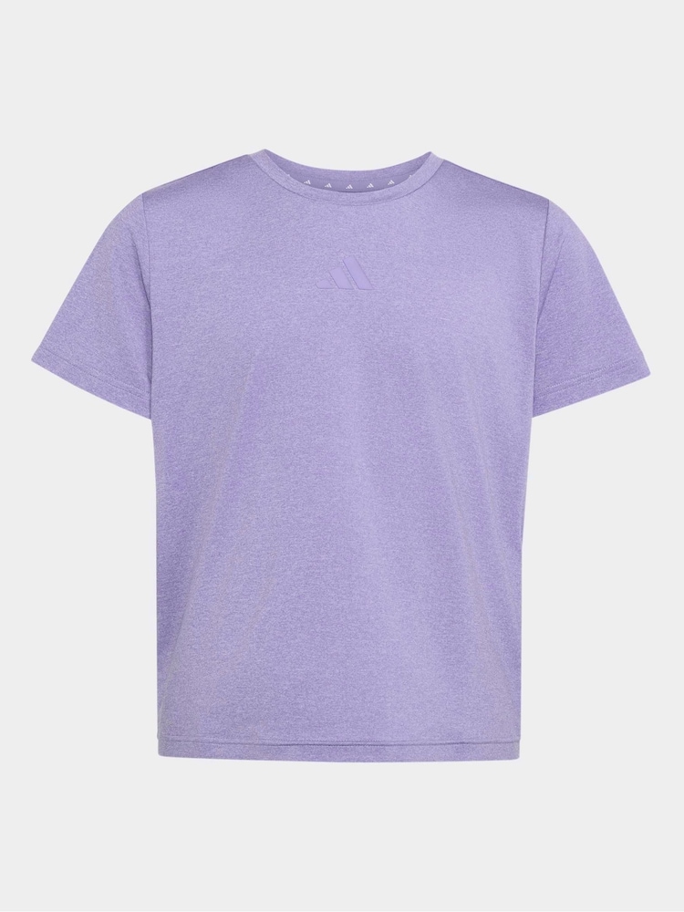 adidas Purple Sportswear Mid-Layer T-Shirt - Image 6 of 6 adidas Purple Sportswear Mid-Layer T-Shirt - Image 6 of 6