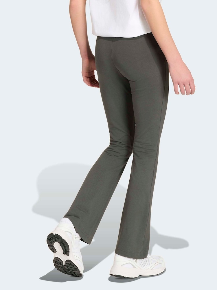 adidas Grey Essentials Flared Leggings - Image 2 of 6 adidas Grey Essentials Flared Leggings - Image 2 of 6