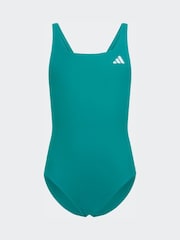 Verde - Bañador infantil con espalda en V de adidas - Imagen 1 de 5