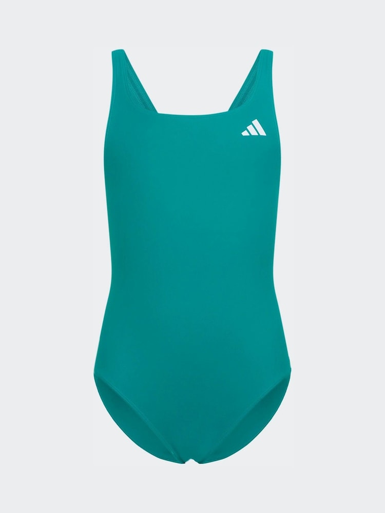 Verde - Bañador infantil con espalda en V de adidas - Imagen 1 de 5