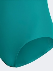 Verde - Bañador infantil con espalda en V de adidas - Imagen 5 de 5