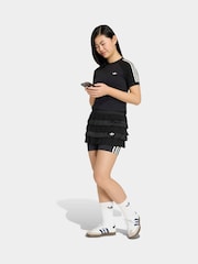 adidas Originals Black 3-Stripe T-Shirt - Image 3 of 7