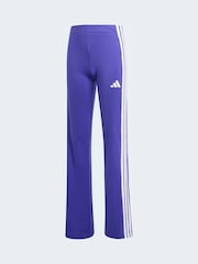 adidas Purple Train Essentials 3-Stripes Flared Leggings - Image 1 of 1