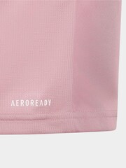 Ljubičasto - adidas Regular Fit Essentials Logo majica za obuku za decu - Slika 3 od 5