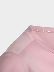 Ljubičasto - adidas Regular Fit Essentials Logo majica za obuku za decu - Slika 4 od 5