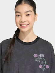 adidas Originals Black Sleeping Beauty T-Shirt - Image 4 of 6