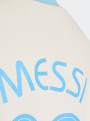 adidas White Messi Training T-Shirt - Image 3 of 5