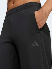 adidas Black Wide-Leg Tracksuit Bottoms - Image 4 of 6