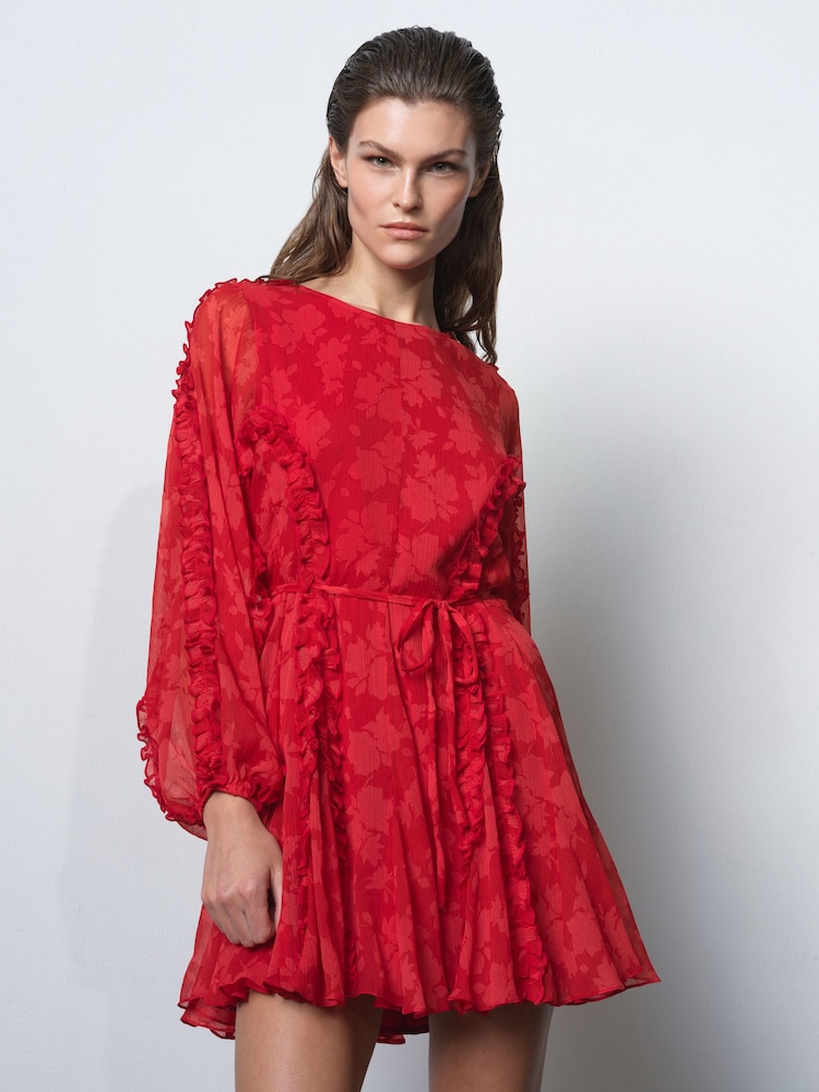 Buy French Connection Red Emina Chiffon Kara Floral Dress from the Next UK  online shop