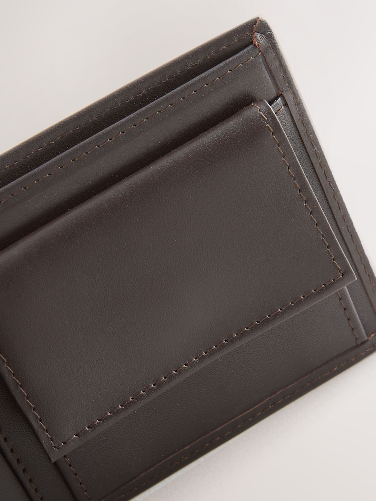Brown Leather Bifold Wallet - Image 4 of 4