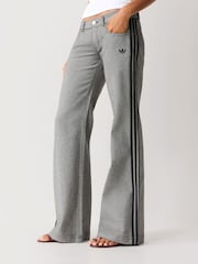 adidas Originals Grey Flare Denim Jeans - Image 2 of 6